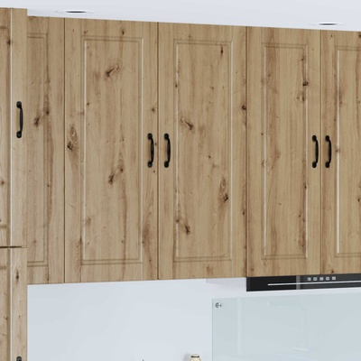 vidaXL Кухненски шкаф с рафт Дъб 40 x 31 x 100 см Инженерно дърво (885474)