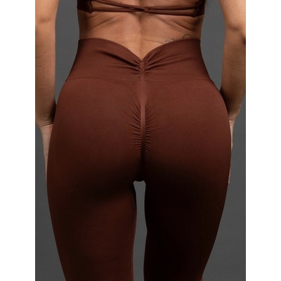 POWER FIT legíny BROWN