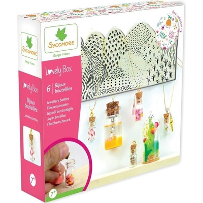 Lovely box - šperky z mini lahviček