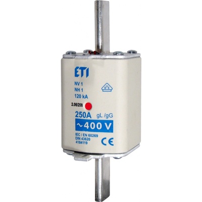 NV1/NH1 gG 250A/400V Nožová pojistka