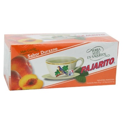 Yerba mate pajarito brzoskwiniowa 25 čajových vrecúšok