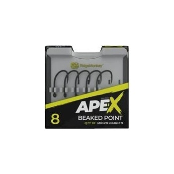RidgeMonkey Ape-X Beaked Point Barbed vel.8 10 ks