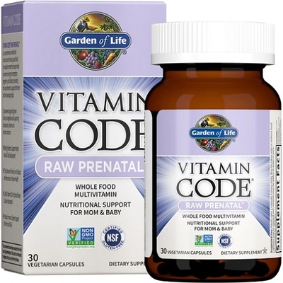 Garden of Life Vitamin Code RAW Prenatal, 30 Veg Capsules