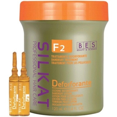 Bes beauty & science Активни ампули против пърхот - 12х10 BES F2 Silkat Dandruff Treatment