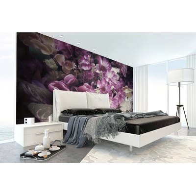 DIMEX ART Самозалепваща се флизелинова фототапета изкуствени цветя 375 x 250 см