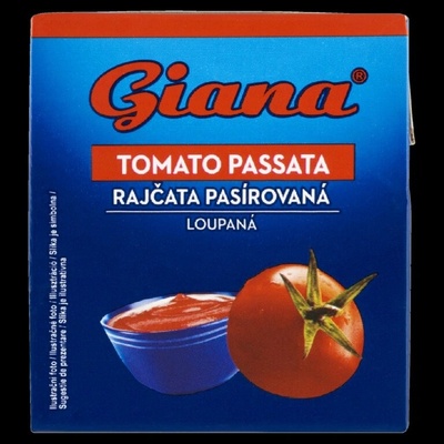 Giana Rajčata loupaná pasírovaná 500 g – Hledejceny.cz