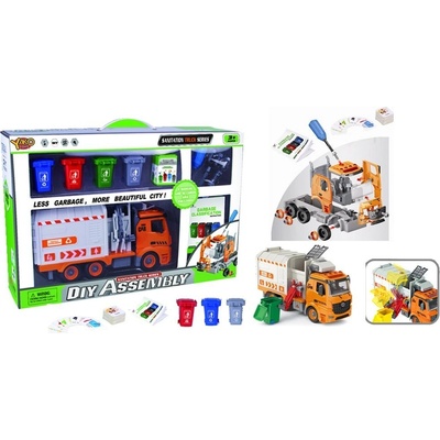 RAMIZ Smetiarske auto so 4 kontajnermi
