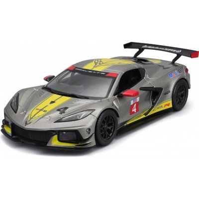 Bburago Bburago Racing 2020 Chevrolet Corvette C8R #4 Yellow 1:24