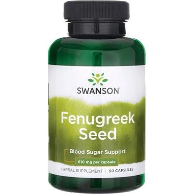 Swanson Fenugreek Seed, 610 mg, 90 капсули, Swanson (SW1335)