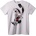 NOONEBRAND Тениска тъмен заек - 2XL, White