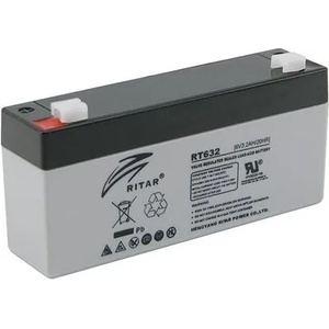 Ritar Power Оловна Батерия RITAR (RT632) AGM 6V/3.2Ah - 134x34x60 mm (RITAR-RT632)