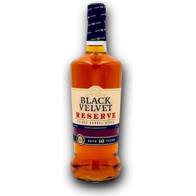 Black Velvet Reserve 10y 40% 1 l (čistá flaša)