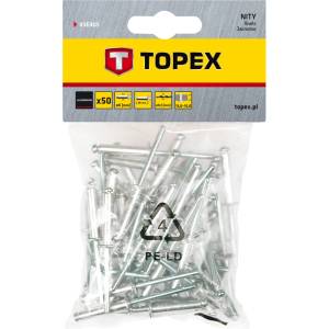 TOPEX Алуминиев нит 4, 0 mm x 18 mm, 50 бр. 43E405 (43E405)