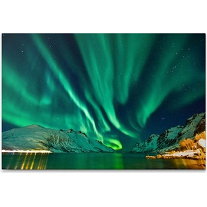 TopMebel " Aurora Borealis" TopMebel картина на платно с дигитален печат 100x70x3cm