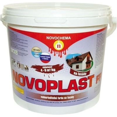 NOVOCHEMA Novoplast FF 5kg - vodouriediteľná farba na fasády biela