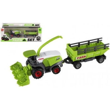 Image 1 of Teddies Комбайн/резачка с ремарке пластмаса 22см на свободен ход