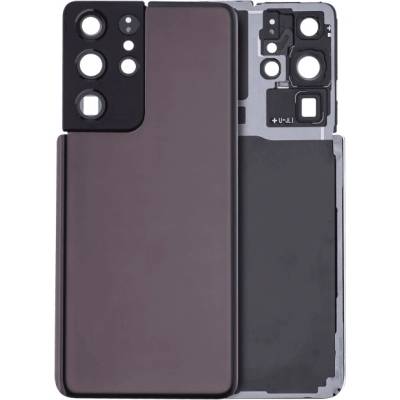 Zadní sklo + kryt kamery Samsung Galaxy S21 Ultra – hnědá (bez loga) – Aftermarket Plus SAM3570