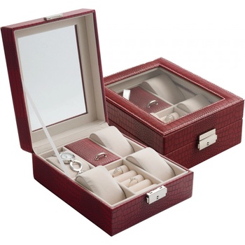 JKBox šperkovnice SP 1810 A7 červená