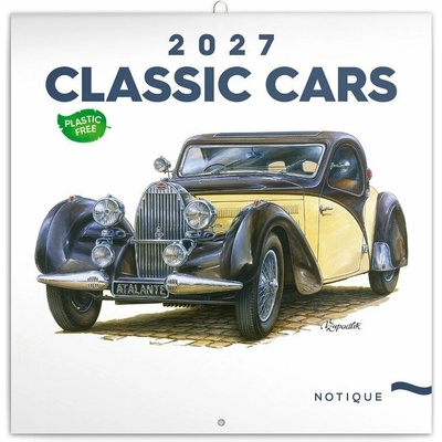 Classic Cars nástěnný 2027
