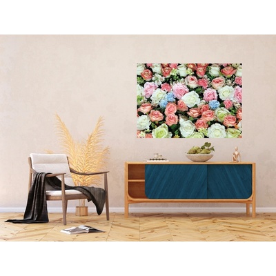 AG Design FTNM-2653 vliesová fototapeta Barevné růže, rozměry 155 x 110 cm