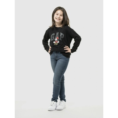 GAP detské džínsy super skinny fit tmavomodrá