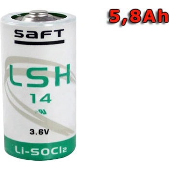 SAFT LSH 14 3.6V 5800mAh