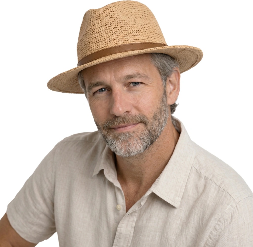 Fiebig Fedora Raffia