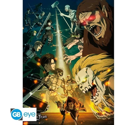 ATTACK ON TITAN - Poster Chibi 52x38 - Paradis vs Marley, GBYDCO056