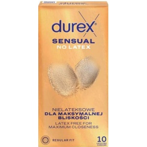 Durex Sensual No Latex - презервативи без латекс (10 бр. )