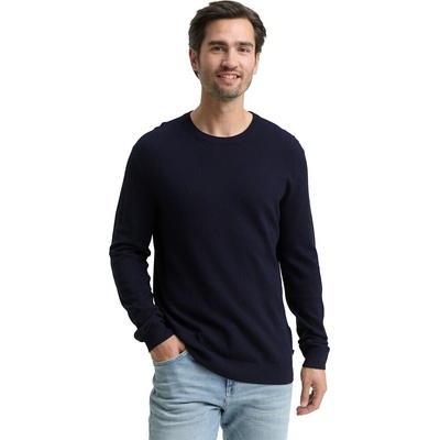 Tom Tailor pánský svetr s kašmírem 1048015 13160 modrá – Zbozi.Blesk.cz