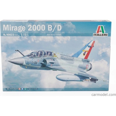 Italeri Dassault aviation Mirage 2000 B/d Francúzska letecká armáda Vojenské lietadlo 1985 Vojenské lietadlo / 1:72