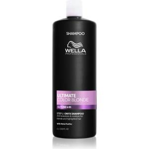 Wella Ultimate Color Blonde Shampoo шампоан, неутрализиращ жълтите нюанси за изрусена коса или коса с кичури 1000ml