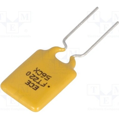 ECE FT220-36 Pojistka: polymerová PTC; 2,2A; Ø0,51x7,6mm