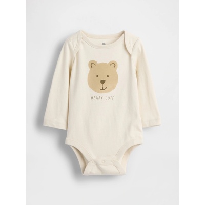 GAP Baby body Unisex Biela