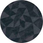 Flair Rugs Ръчно изработен вълнен кръгъл килим в антрацитен цвят ø 160 cm Shard Charcoal - Flair Rugs (503119377813)