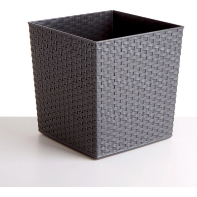 Lamela Květináč Juka 250 x 250 mm ratan grafit – Hledejceny.cz