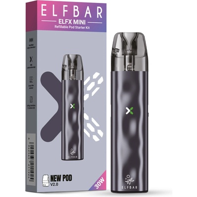 Elf Bar ELFX Mini Pod Kit 1000 mAh Grey