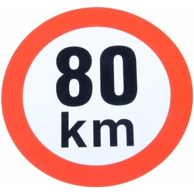 Samolepka rýchlosť 80 km, průměr 150 mm