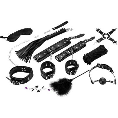 ZENN Complete 11-Piece Bondage Set for Beginners II - Black