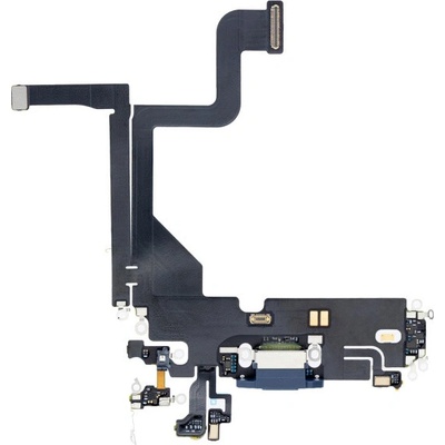 AppleKing nabíjecí a audio flex konektor pro iPhone 13 Pro - modrý