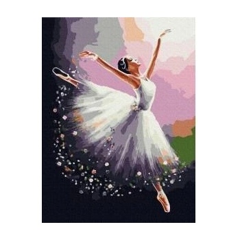 Twoje Hobby Painting by numbers - Ballerina in white 40x50cm