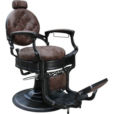 Sibel 019023515 kadeřnické barber křeslo Barburys Malone hnědé
