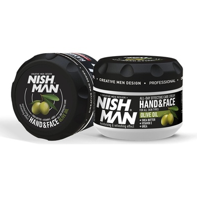 Nishman Hand&Face Cream Olive oil Krém na tvár a ruky 300 ml