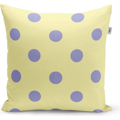 Sablio Vankúš Fialové bodky 50x50