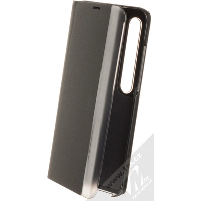 Pouzdro 1Mcz Canvas Sleep Flip Cover Xiaomi Mi 10, Mi 10 Pro černé