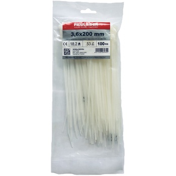 FRIULSIDER F-7637B Stahovací pásky PROFI, 7.6x370 mm 100ks
