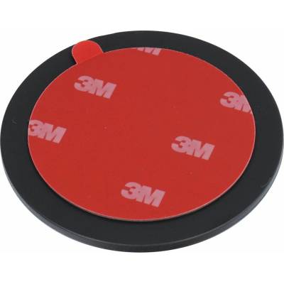 AppleMix Podložka pod držák do auta s přísavkou - samolepicí - 71mm - černá