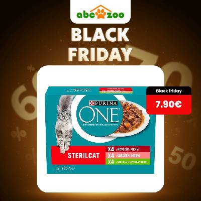 PURINA ONE STERILCAT hovädzie, losos a morka v šťave 12 x 85 g