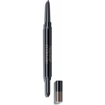 Artdeco Brow Duo tužka na obočí s pěnovým aplikátorem 12 Ebony 0,3 g