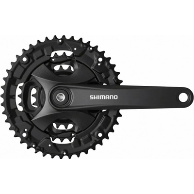 Kliky SHIMANO FC-MT100-L 175mm 40-30-22, černé, bez krytu, 9 speed, pro osu čtyřhran – Hledejceny.cz